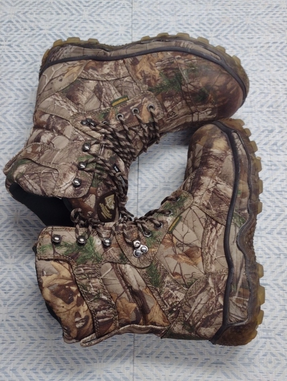 Herman Survivors Hunting Boots Size 7.5 Waterproof Realtree Camo Thinsulate 800g - Picture 9 of 16